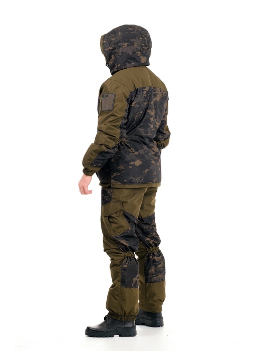 фото Осенний костюм для охоты и рыбалки «Горка Осень -15» (микрофибра, черный мультикам) 7.62