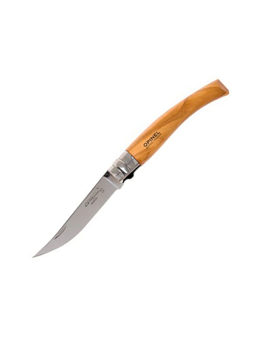 фото Нож филейный Opinel №8 (нержавеющая сталь, оливковое дерево)