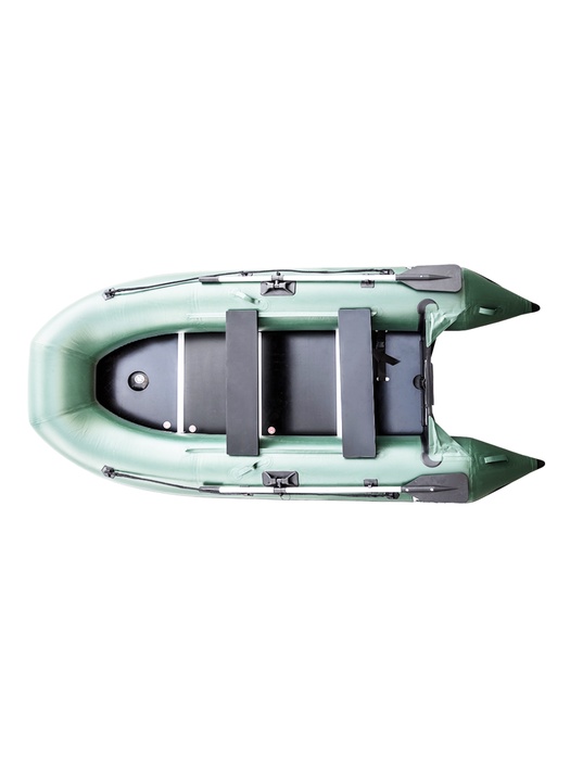 фото Надувная ПВХ лодка HDX Classic 280 с пайолом, цвет зеленый
