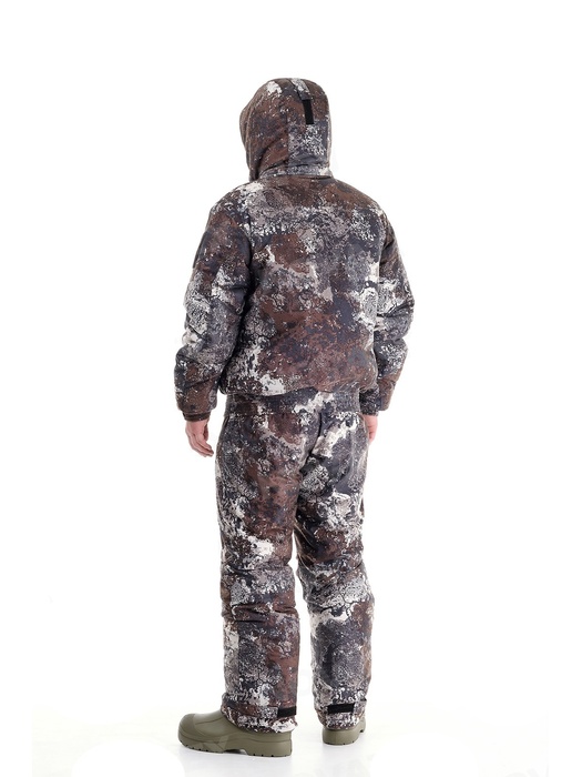 фото Зимний костюм для охоты и рыбалки «Снайпер» -35 (Алова, Серый) 7,62 полукомбинезон