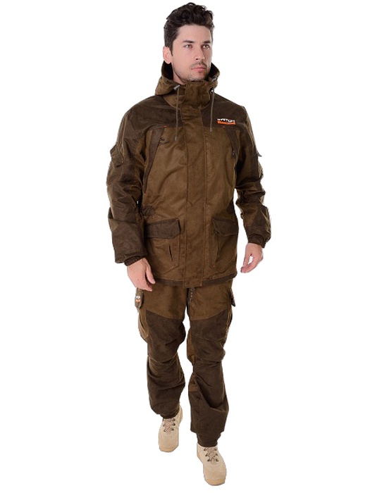 фото Осенний костюм для охоты и рыбалки TRITON Горка -5 (Замша, Коричневый)
