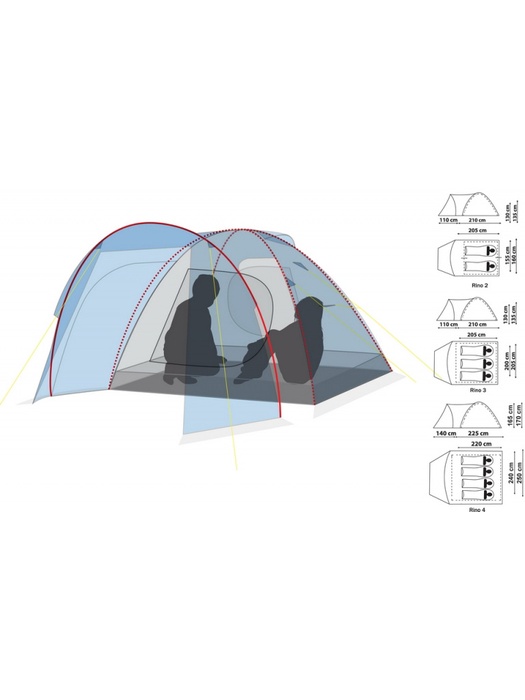 фото Палатка Canadian Camper  RINO 2 (цвет woodland дуги 8,5 мм)