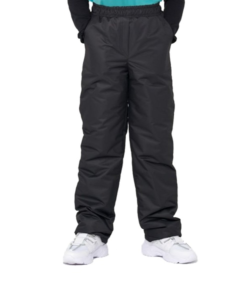 Подростковые утепленные осенние брюки для девочек KATRAN Young (дюспо, черный) - фото 2