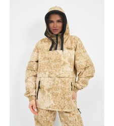 фото Женский костюм противоэнцефалитный антимоскитный KATRAN ИВА (Твил, бежевый КМФ)