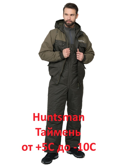 фото Демисезонный костюм Huntsman Таймень цвет Хаки ткань Breathable