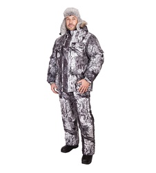 фото Зимний костюм для рыбалки «Снеговик» -35 (Алова, Изморозь) КВЕСТ полукомбинезон