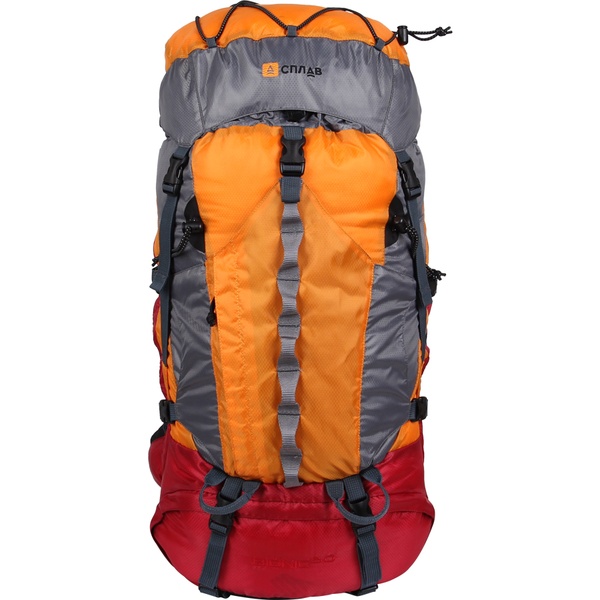 Туристический рюкзак СПЛАВ BIONIC 50 (оранжевый) - фото 2