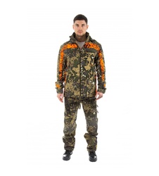 фото Осенний костюм для охоты и рыбалки TRITON Хамелеон -5 (СофтШелл, зеленый)