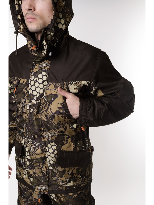 фото Осенний костюм для охоты и рыбалки TRITON Горка -5 (Дюспа бондинг, бежевый)