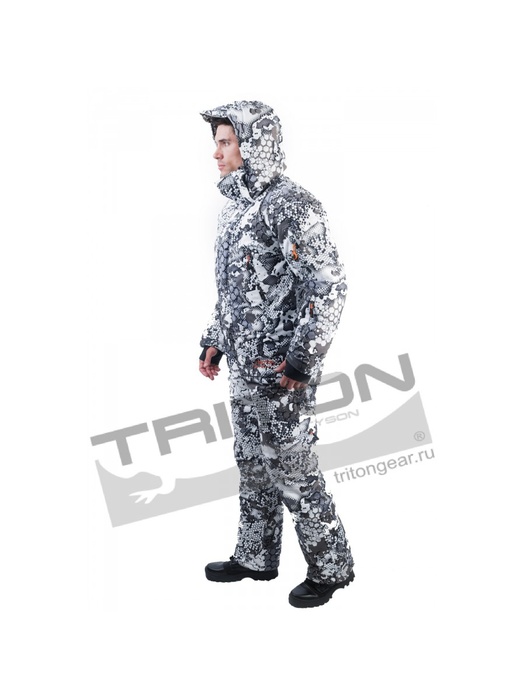 фото Зимний костюм для рыбалки и охоты TRITON Тритон -40 (Вельбоа, Белый) Брюки