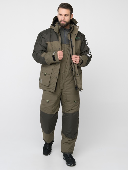 фото Зимний костюм для рыбалки Huntsman Yukon Ice -45°C (Хаки, Breathable)