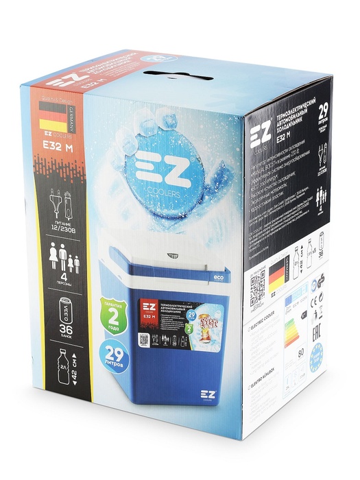 фото Автомобильный холодильник EZ E 32 M 12/230V синий