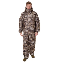 фото Зимний костюм для охоты и рыбалки ONERUS "Патриот -45" (Алова, Бежевый) полукомбинезон