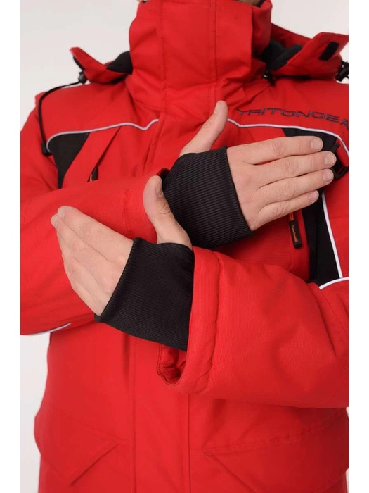 фото Зимний костюм для рыбалки TRITON Скиф -40 (SKIF -40) (Таслан, красно-черный) Поплавок
