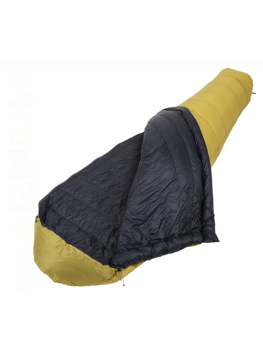 фото Спальный мешок пуховый Сплав Graviton Light оливково-желтый​​​​​​​ (205 см)