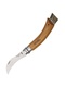 фото  Нож грибника Opinel №8 (нержавеющая сталь, дуб, чехол, деревянный футляр)