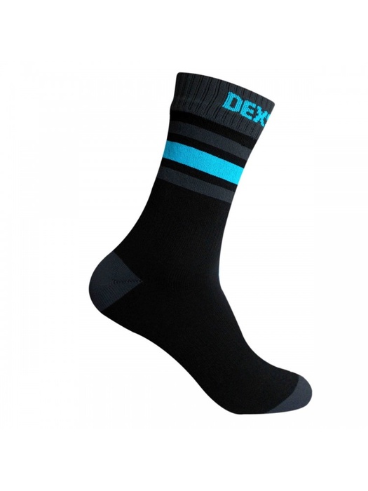 фото Водонепроницаемые носки DexShell Ultra Dri Sports Socks с голубой полоской DS625WAB