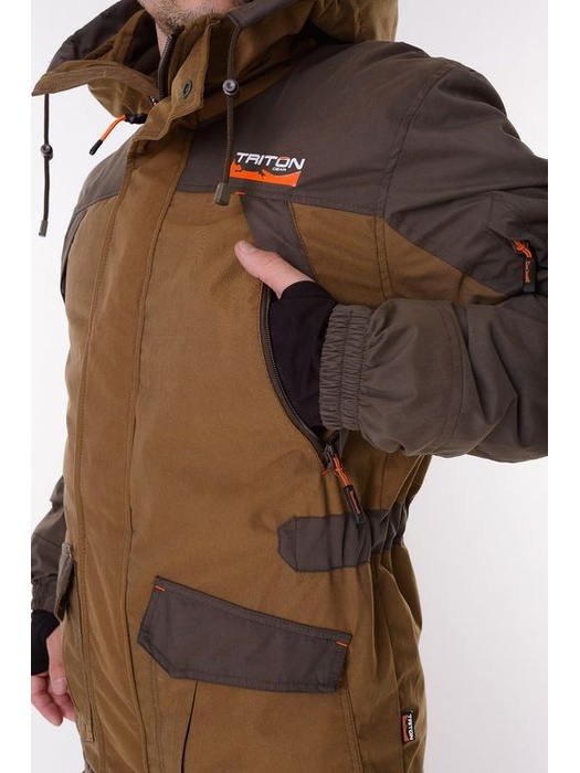 фото Зимний костюм для охоты и рыбалки TRITON Горка -40 (Твил, Коричневый) Брюки