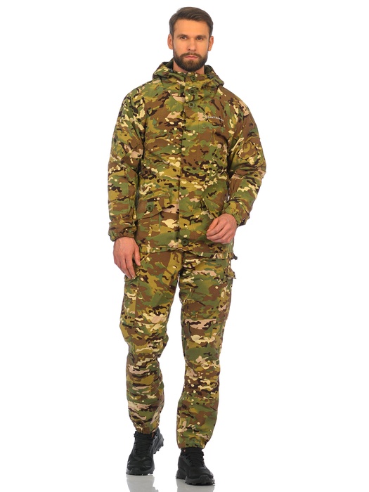 фото Демисезонный костюм Huntsman Горка-3 цвет Мультикам ткань Смесовая Рип-Стоп