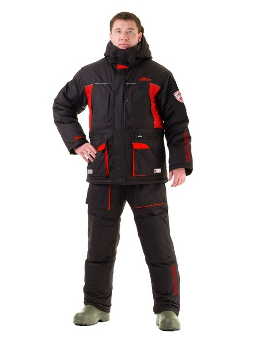 фото Зимний костюм для рыбалки «Селигер» -45° (кошачий глаз, черно-красный) GRAYLING